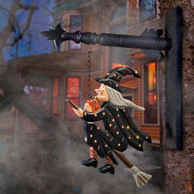 Home improvement witch on a flying broomstick